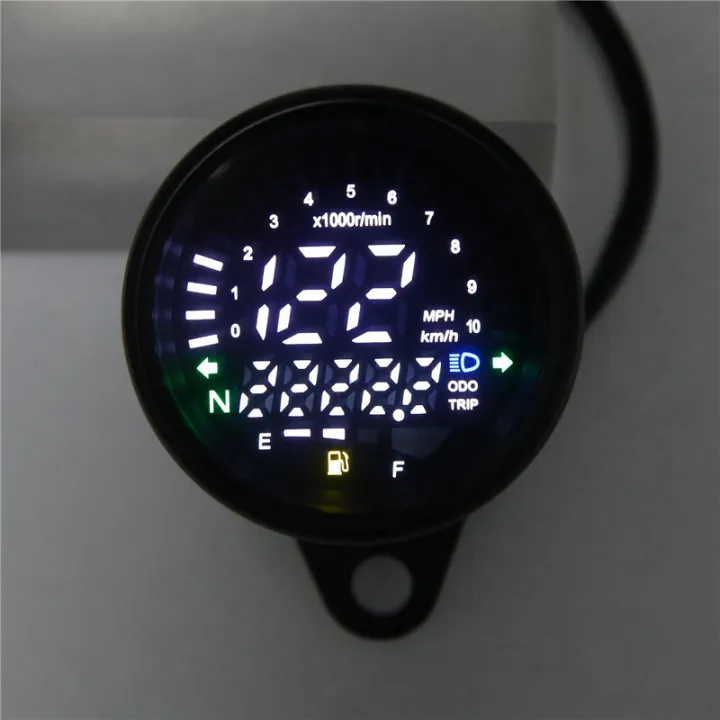 3X%20Universal%20Motorcycle%20Meter%20Speedometer%20Digital%20Odometer%20Round%20Speed%20Meter%20for%20,%20Black%20-%20Image%204