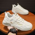 Men's Shoes 2024 New Summer Breathable Mesh Shoes Versatile Casual Sneakers Soft Sole Sports Increased by Easy Wear Tide Shoes. 