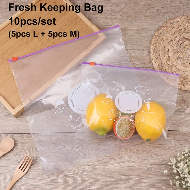 10Pcs%20PVC%20Fresh%20Keeping%20Bag%20For%20Vegetable%20Fruit%20Storage%20Freezing%20Preservation%20Zipper%20Sealed%20Bags%20Kitchen%20Food%20Organization%20Tools%20-%20Image%202