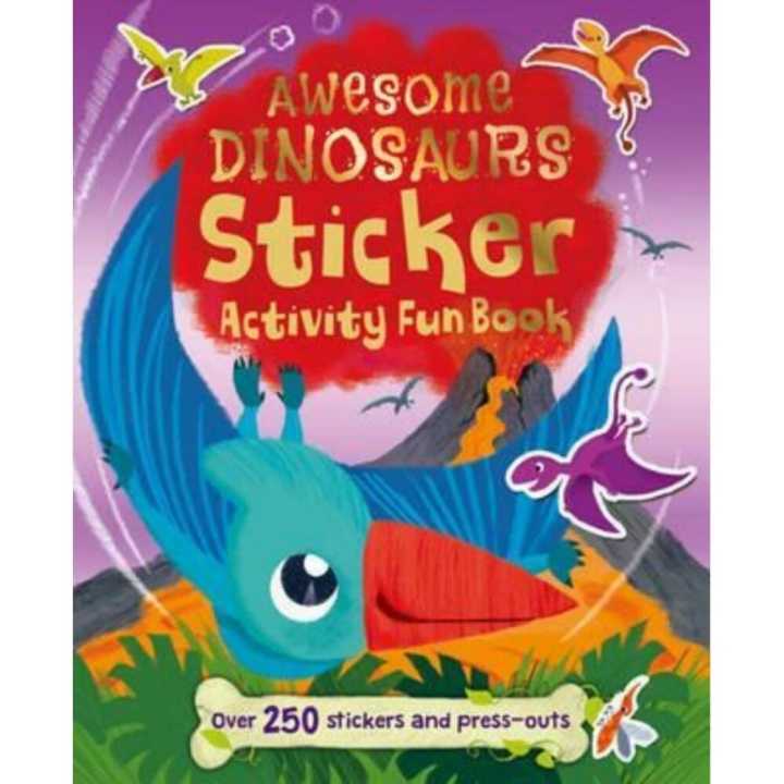Awesome Dinosaurs - Sticker Activity Book | Daraz.lk