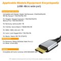 USB3.1 to Micro B USB C 3.0 Cable Type-C to Micro B Cable Connector 5Gbps External Hard Drive Disk Cable For Hard Drive Computer. 