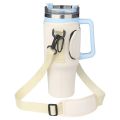 40oz Nuovoware Water Bottle Carrier Bag For Stanley Quencher Adjustable Shoulder Strap Mug Cover Bottle Holder Outdoor Travel. 