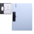 A4 File Folder Clipboard Writing Pad Memo Clip Board Double Clips Test Paper Storage Organizer School Supplies Office Stationary. 