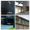 Auoyo LED Solar Light Outdoor Solar Motion Sensor Wall Light Street Lamp Ip65 Waterproof Adjustable 3 Modes Garden Decoration Street Lamp. 