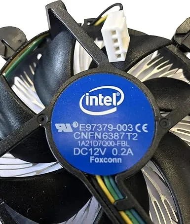 Intel%20CPU%20Fan%20E97379-003%20Core%20i3/i5/i7%20Socket%201150/1155/1156%204-Pin%20Connector%20CPU%20Cooler%20With%20Aluminum%20Heatsink%20and%203.5-Inch%20Fan%20For%20Desktop%20PC%20Computer%20-%20Image%203