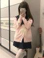 Hu Lina Original JK Uniform Women's Autumn and Winter Uniform Suit Bandage Dress Cardigan Long-Sleeved College Japanese for Schools Sense School Uniform. 