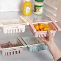 High Standard Stretchable Fridge Storage Rack, Organizer Drawer, Storage Basket. 