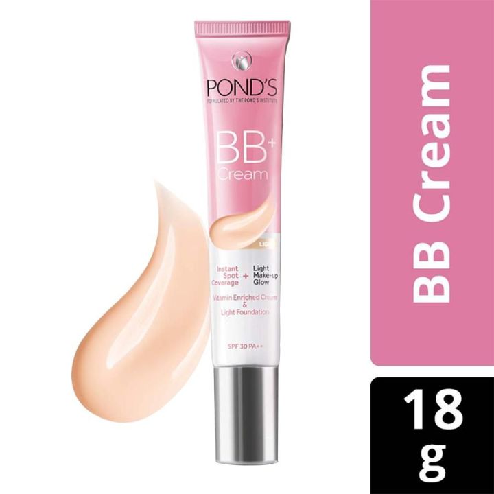 Ponds_ BB+ Cream 18g / 9g - SPF 30+ Ivory Shade Vitamin Enriched Light Foundations