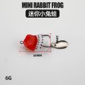 Mini Rabbit Frog Thunder Frog Lure Frog Black Fishing Long Casting Black Fishing Tool Simulation Fake Bait Multiple Colors Sequins [Top-notch quality]. 