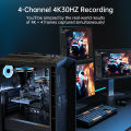 Acasis Quad 4K Built-in HDMI Gaming Video Capture Card for Computer Motherboards,Live Gaming Hardware. 