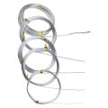 Silver Aluminum Craft Wire 1 mm 1.5 mm 2 mm 2.5 mm and 3 mm in Thickness Aluminum Wire Rolls for DIY Sculpture and Craft. 
