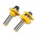 3 Pcs Accessories: 1 Pcs 1/2 Inch Shank Router Bit T-Slot and T-Track Slotting Tenon Cutter Tool & 2Pcs Rail Router Bit 1/2 Inch Shank Shaker Woodworking Chisel Cutter. 