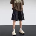 Summer Thin and All-Matching Workwear Shorts Men's Loose Shorts American Fashion Casual Quick-Drying Fifth Pants Men. 