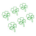Paper Clip 4 Leaf Clover Shaped Paper Clip Portable Rugged Multi Purpose for Documents. 