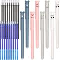 1 × FANTESI  Cute Cartoon Gel Ink Pen, Panda Erasable Gel Pen Cartoon Easy for Students Adults Writing, 0.35 mm. 