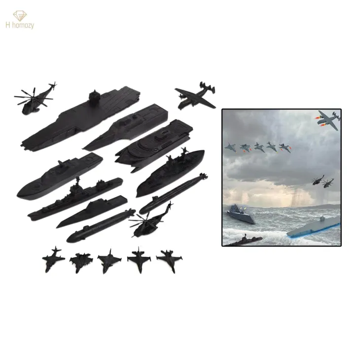 17x%20Naval%20Ship%20Building%20Blocks%20and%20Supply%20Ship%20with%20Small%20Scale%20Model%20Planes%20Fun%20-%20Image%206