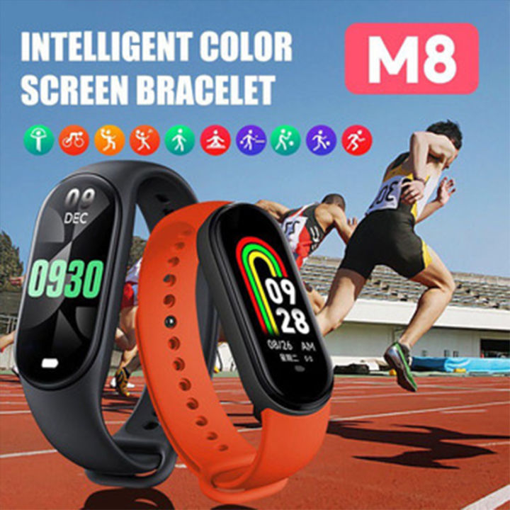 Smart Watch M8 Men Women Smartband Heart Rate Smartwatch Fitness Tracker Blood Pressure Sport Smart Bracelet for Xiaomi M7 M6 M5