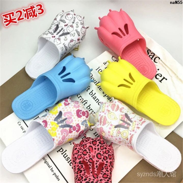 Home%20Cartoon%20Cat%20Baby%20Boy%20and%20Girl%20Summer%20Sex%20Super%20Explosion%20One%20Couple%20Slippers%20Paw%20Claw%20Beach%20Non-Slip%20Slippers%20Hand-Shaped%20Brush%20?%20-%20Image%204