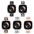 Dressy Bracelet for Fitbit Versa 4/ Sense 2 Smartwatch Band Strap for Fitbit Versa 2/3 Watchband Wristband Rose Gold Link Chain Girlymax Store. 