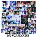 Kpop Stray Kids Stickers New Album ROCK STAR 5-STAR Photo Album Pvc Stickers Fashion Group Idol Photo Prints Pictures Fans Gift. 