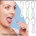 Tongue Cleaner Tongue Cleaning Scraper Reusable Tool Oral Care Hygiene Scraper Cleaning Multicolor Oral Tongue Brush Tongue Cleaners Adult Tongue Coating Cleaning Scraping Off Breath Tongue Cleaning Scraper Food Grade PP Material. 