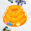 Triple Tower Track Ball Tower Tree Cat Kitten Play Toy. 