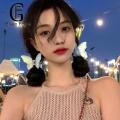 Fixed Hair Accessory Hair Claw Women Clip Shape Solid Color Double Layers Anti-slip Decoration Fixation Ponytail Lady Elastic Gripper Hair Claw Clip. 