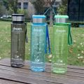 1000ML water bottle Simple plastic water cup for men and women outdoor large capacity sports water cup with rope plastic cup cold water cup. 
