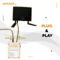 12V Uninterruptible Power Supply - Mini UPS/ Power Backup/ Battery Backup for 4G Fibre Router / Router UPS / DC UPS [OUTAGE HR-NPJ012-LCE] [LUCID EDITION] [12V 1A] [Made in Sri Lanka]. 