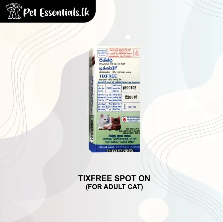 TixFree Spot On ( For Adult Cat )