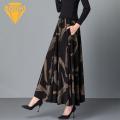 Elegant Women Maxi Skirt Vintage A-line Maxi Skirt with Pockets for Elegant Party Commute High Waist Colorblock Design Fashion Women Plaid Skirt. 