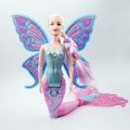 Mermaid Princess Flying Fairy with Wings Gift Doll Princess Children Girl Toy. 