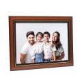 Custom A4 Photo Frame Wall Decoration with Gold Strip, Elegant Design for Home Display. 
