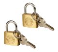 2Pcs Globe 25mm Genuine High Quality Top Security Brass Padlock Short Shackle Padlocks Security Lock Heavy Duty. 