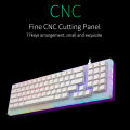 Game Keyboard, Pluggable Switch Mechanical Keyboard 77 Key for Laptop. 