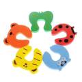 5PCS Cartoon EVA Door Stopper for Baby Safety - Cute Clip Prevents Door Injuries for Kids. 