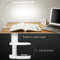 24 LEDs Clamp Clip Light Table Lamp Eye Protec-tion Stepless Dimmable Bendable USB Powered Touch Sensor Control Brightness Adjustable Flexible Lamp Desk Reading Working Studying 5W. 