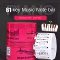 Piano Notes Sticker Removable Piano Keyboard Note Labels Staff Piano Key Stickers 61-Key Full Size. 