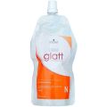 400 ML+ 400 ML  SALON PACK gl00  Professional Use Schwarzkopf Strait Glatt  Hair Straightener Cream. 