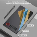 HXSJ Veikk A15Pro Di-Gital Drawing Tablet 10X6 Inch Active Area Graphic Tablet 5080Lpi Resolution Type-C With Charge-F-Ree Passive Pen Red. 