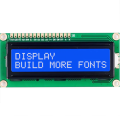 LCD 1602 16x2 Blue Backlight Display Module. 