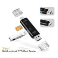 5 In 1 Multifunction Usb 3.0 Type C/Usb /Micro Usb/Tf Memory Card Reader OTG Card Reader Adapter. 