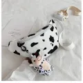 Pack for Women Fashion Cow Print Waist Pack Handbag Adjustable Strap for Travel Sports canvas panelled. 