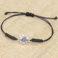 Hand Made Wax Thread Braided Hand Rope Football Basketball Rugby Volleyball Baseball Soccer Adjustable Couple Bracelet. 