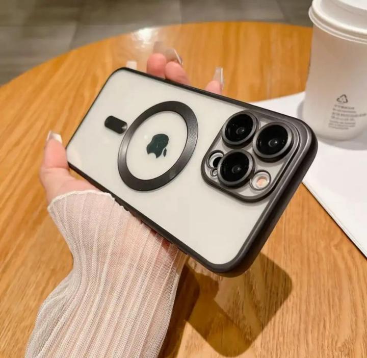 Megnetic%20Charging%20Transparent%20Lens%20Protector%20Case%20For%20iPhone%2011%2012%2013%2014%2015%20Pro%20Max%20Back%20Cover%20Wireless%20Build-in%20Magsafe%20Plating%20Case%20For%20Girls%20Boys%20New%20Fashion%20Cute%20Design%20Case%20-%20Image%2010