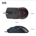 Fantech CRYPTO VX7 Wired USB Cable Gaming Optical Sensor 4 LED Color Gaming (8000DPI). 