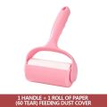 【HOT】 Tearable Sticky Hair Roller Portable Sticky Clothes Pet Hair Picker Hair Remover Roller Dusting Brush. 