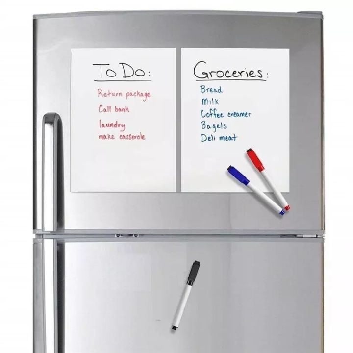 RHS%20Online%20A3/A4%20Magnetic%20Whiteboard%20Fridge%20White%20Board%20Marker%20Magnets%20Writing%20Drawing%20Board%20Dry%20Eraser%20Notice%20Memo%20Pad%20Board%20-%20Image%206