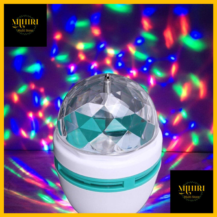 High Quality Auto Rotating RGB LED Disco Party Light