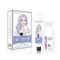 High quality STYLEFIT dye set, color protection cover, white hair, hazelnut fruit, gray brown, aromatic ammonia free hair dye, plant-based. 